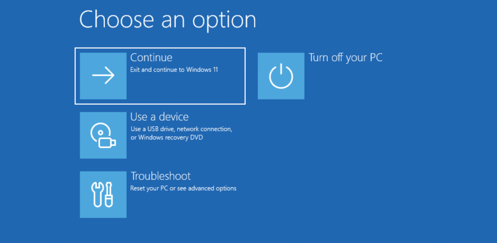 Περιβάλλον αποκατάστασης των Windows